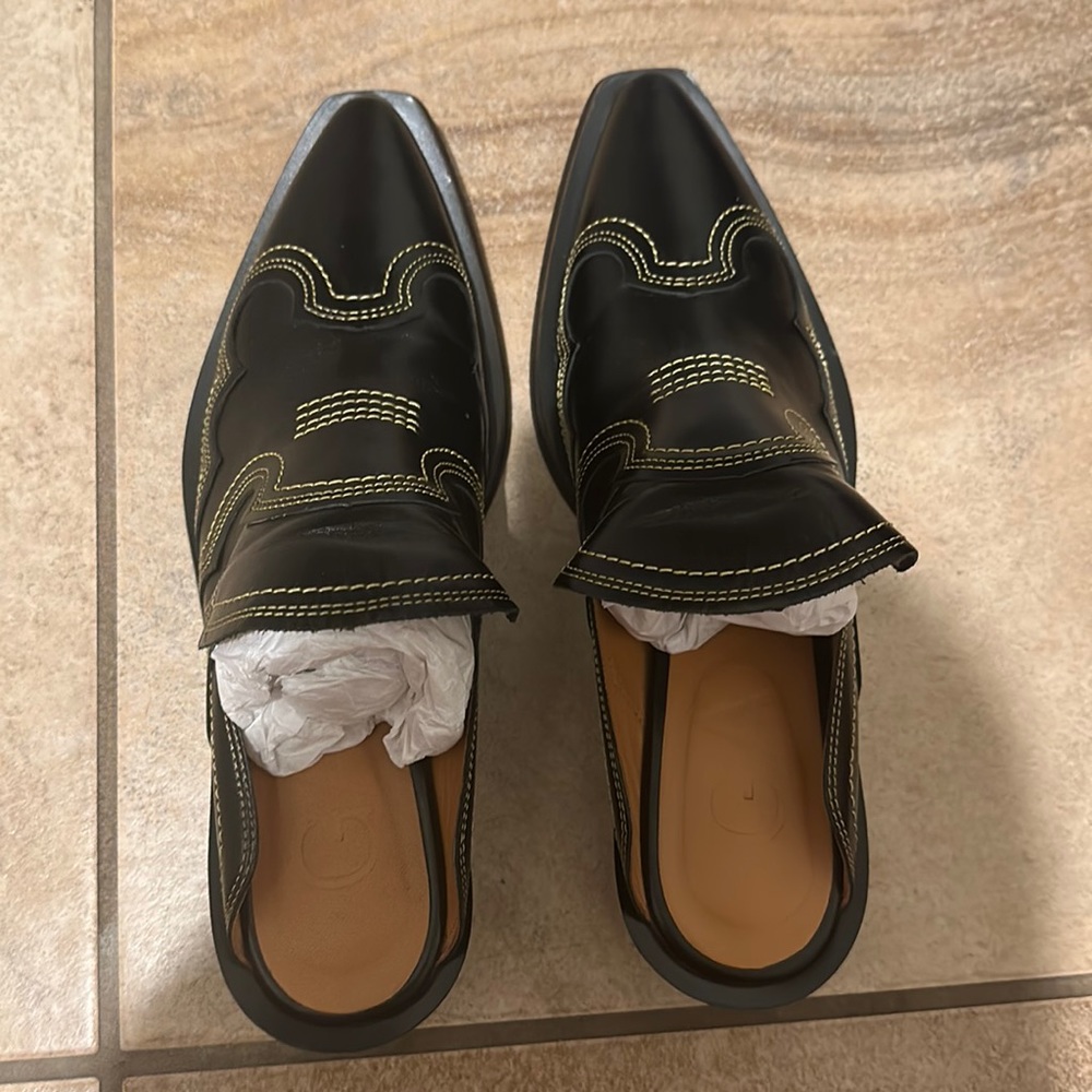Ganni Western Mule